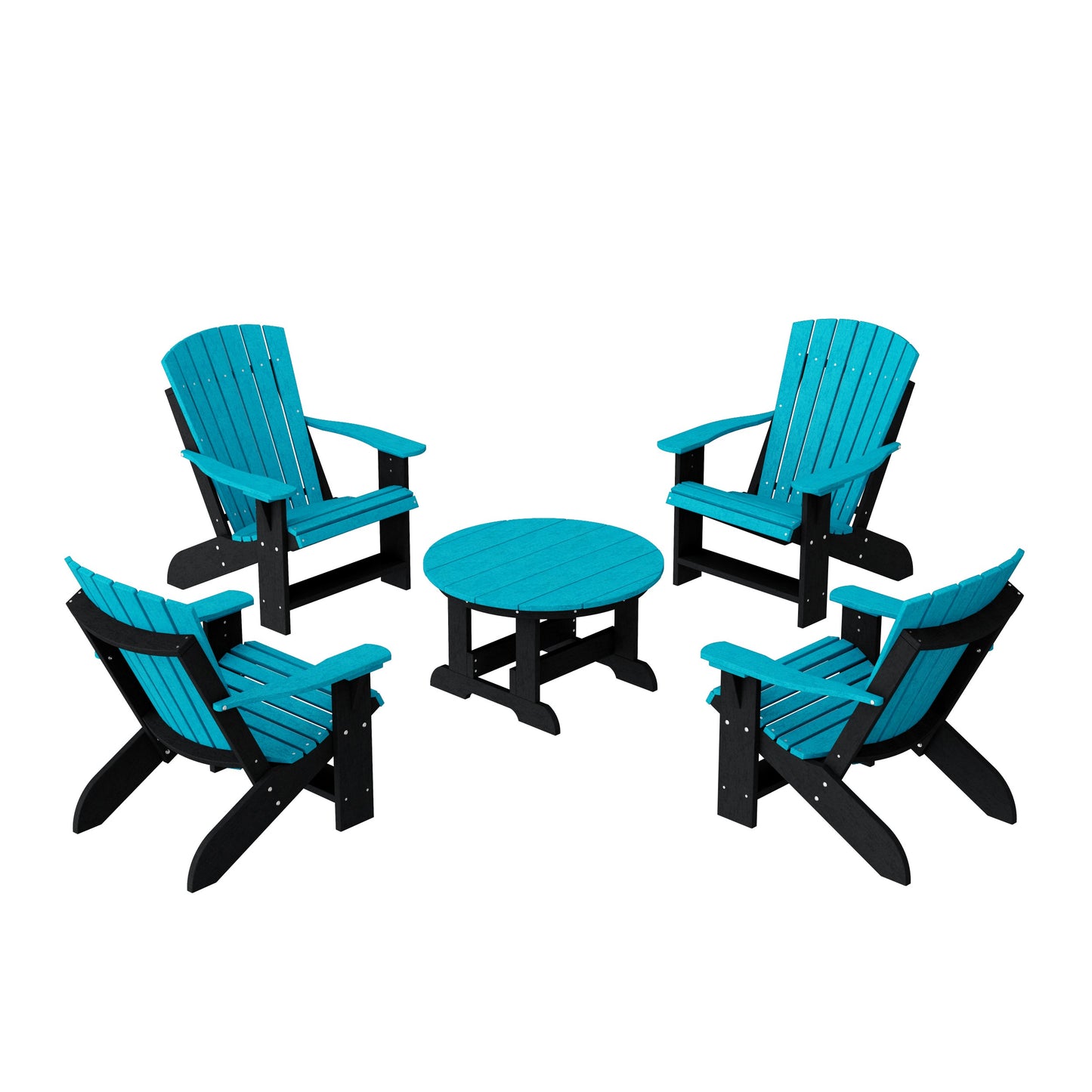 Heritage 5-Piece Adirondack Chair Conversation Set