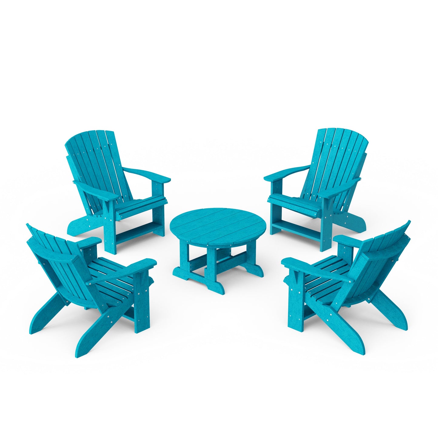 Heritage 5-Piece Adirondack Chair Conversation Set
