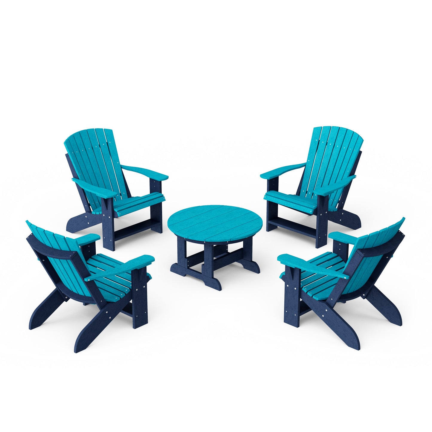 Heritage 5-Piece Adirondack Chair Conversation Set