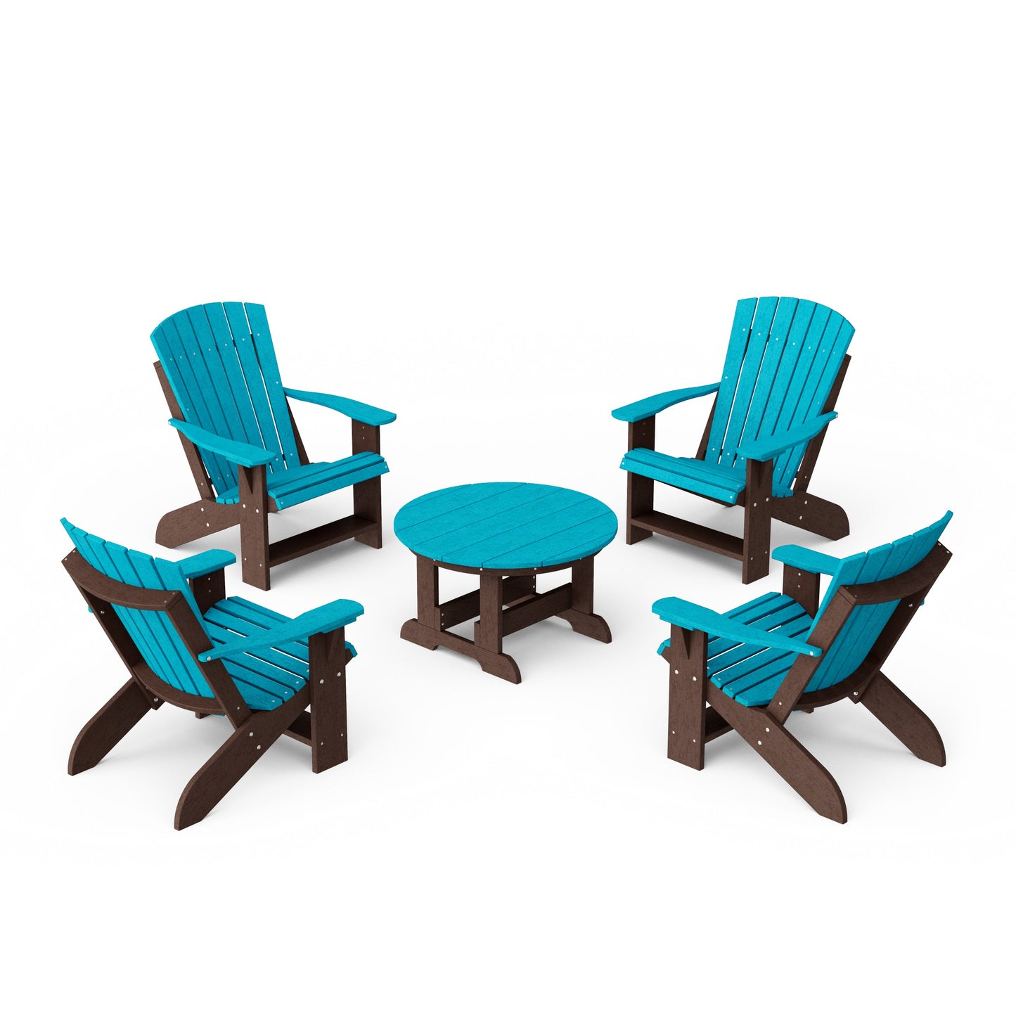 Heritage 5-Piece Adirondack Chair Conversation Set