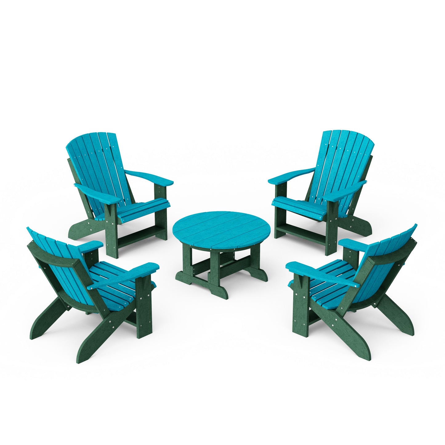 Heritage 5-Piece Adirondack Chair Conversation Set