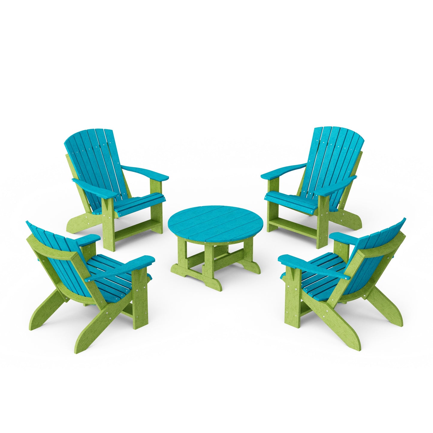 Heritage 5-Piece Adirondack Chair Conversation Set