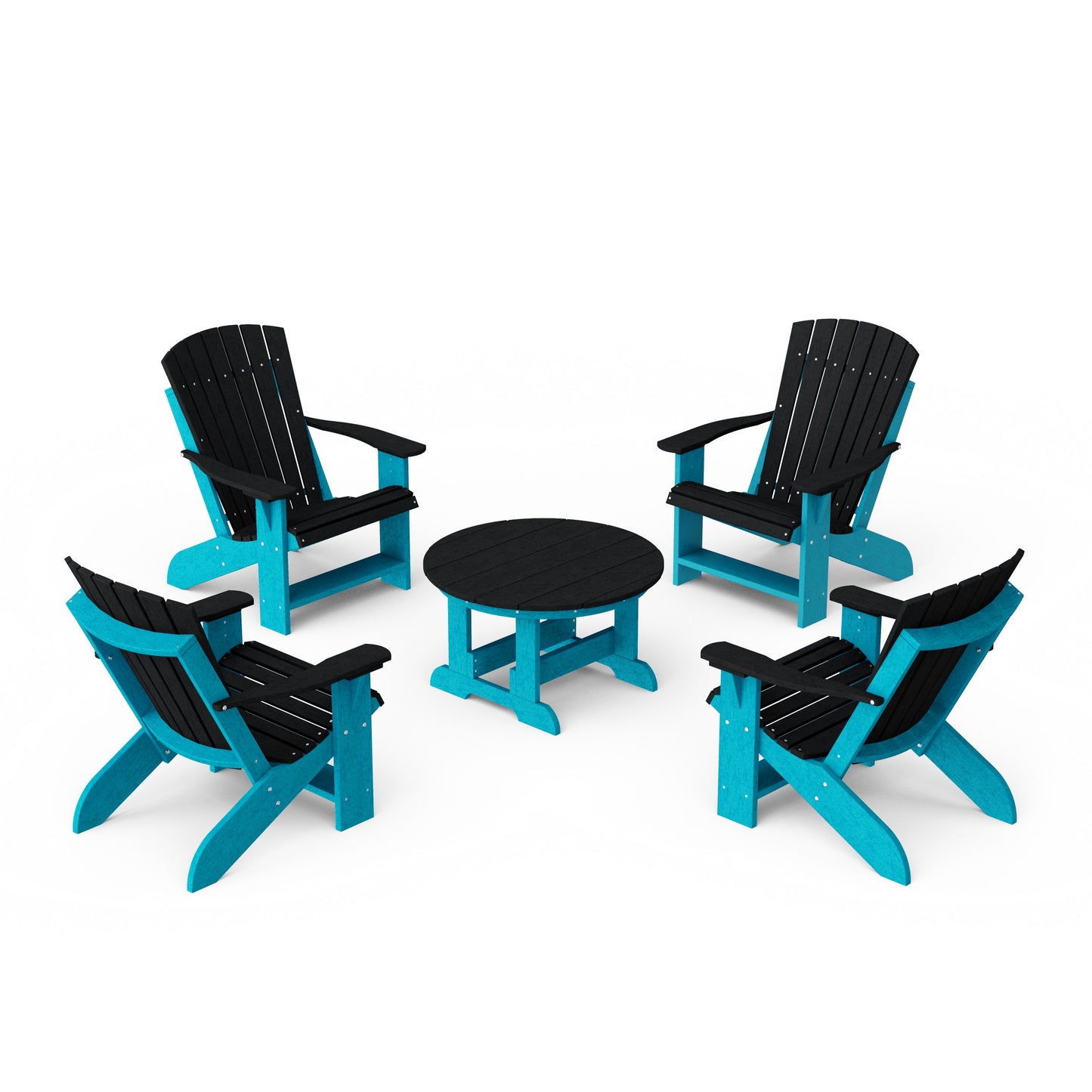 Heritage 5-Piece Adirondack Chair Conversation Set