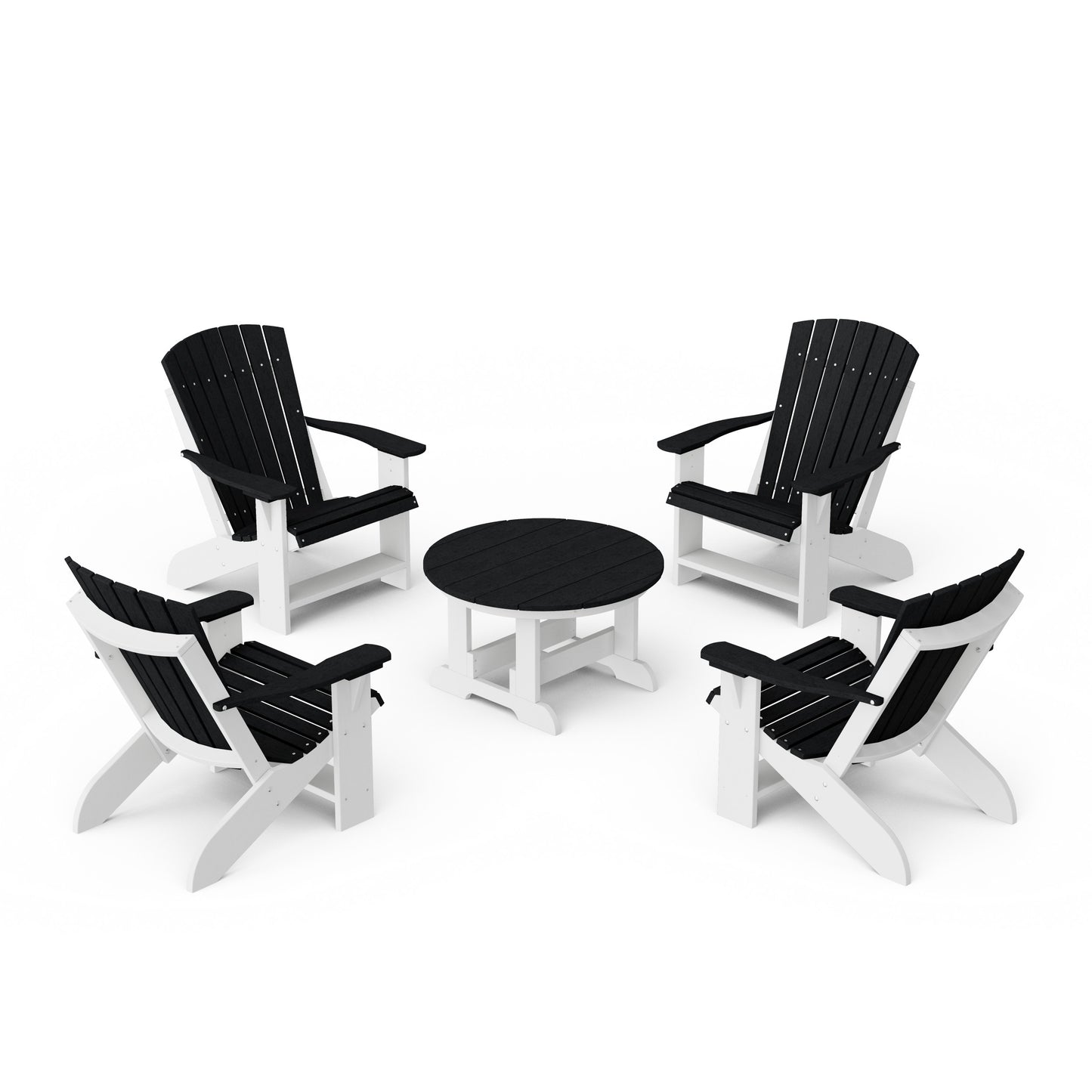 Heritage 5-Piece Adirondack Chair Conversation Set