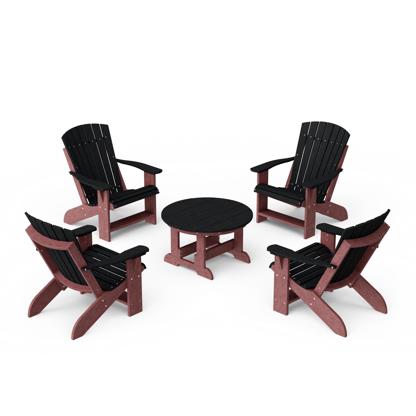 Heritage 5-Piece Adirondack Chair Conversation Set