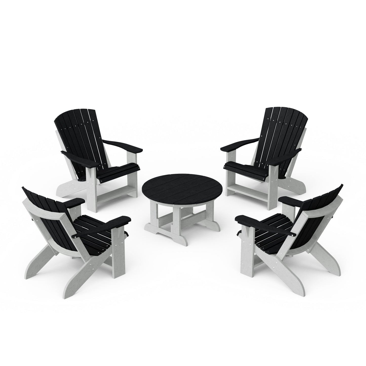 Heritage 5-Piece Adirondack Chair Conversation Set