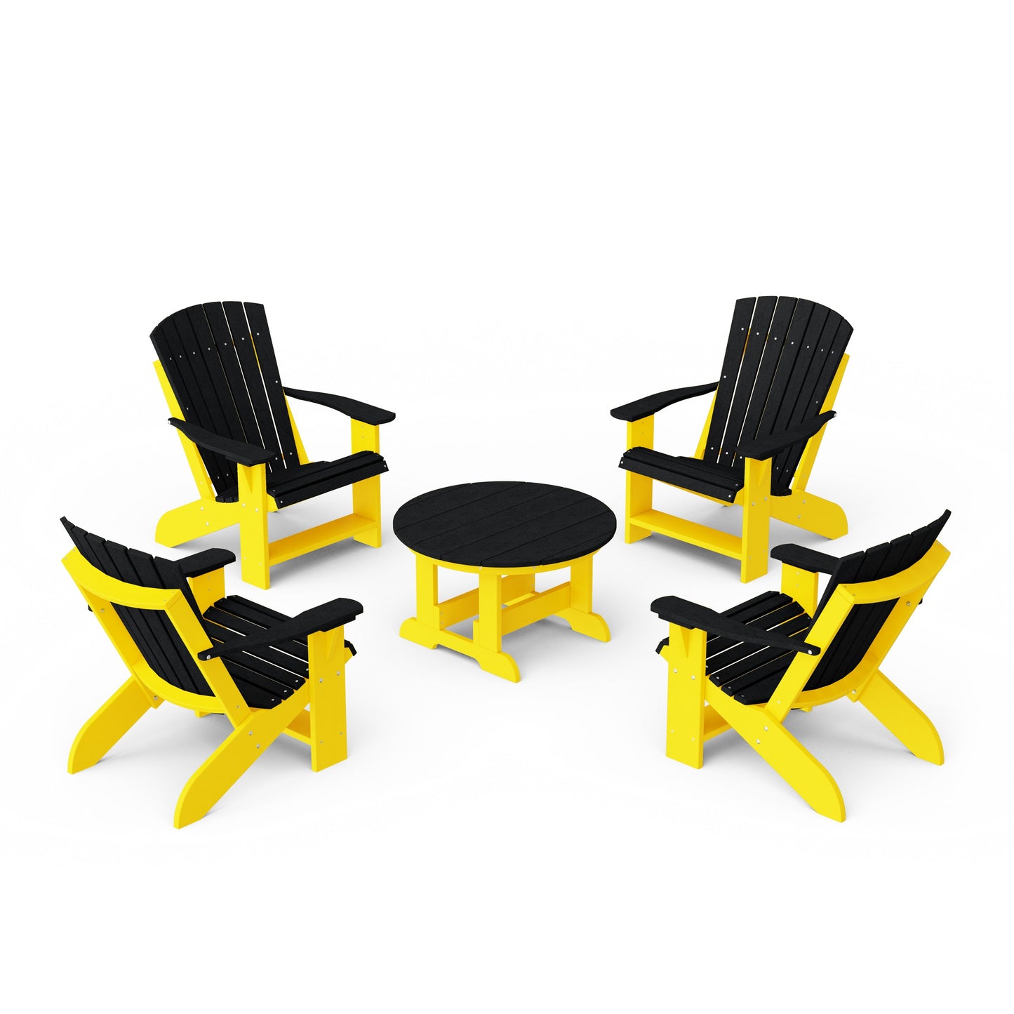 Heritage 5-Piece Adirondack Chair Conversation Set