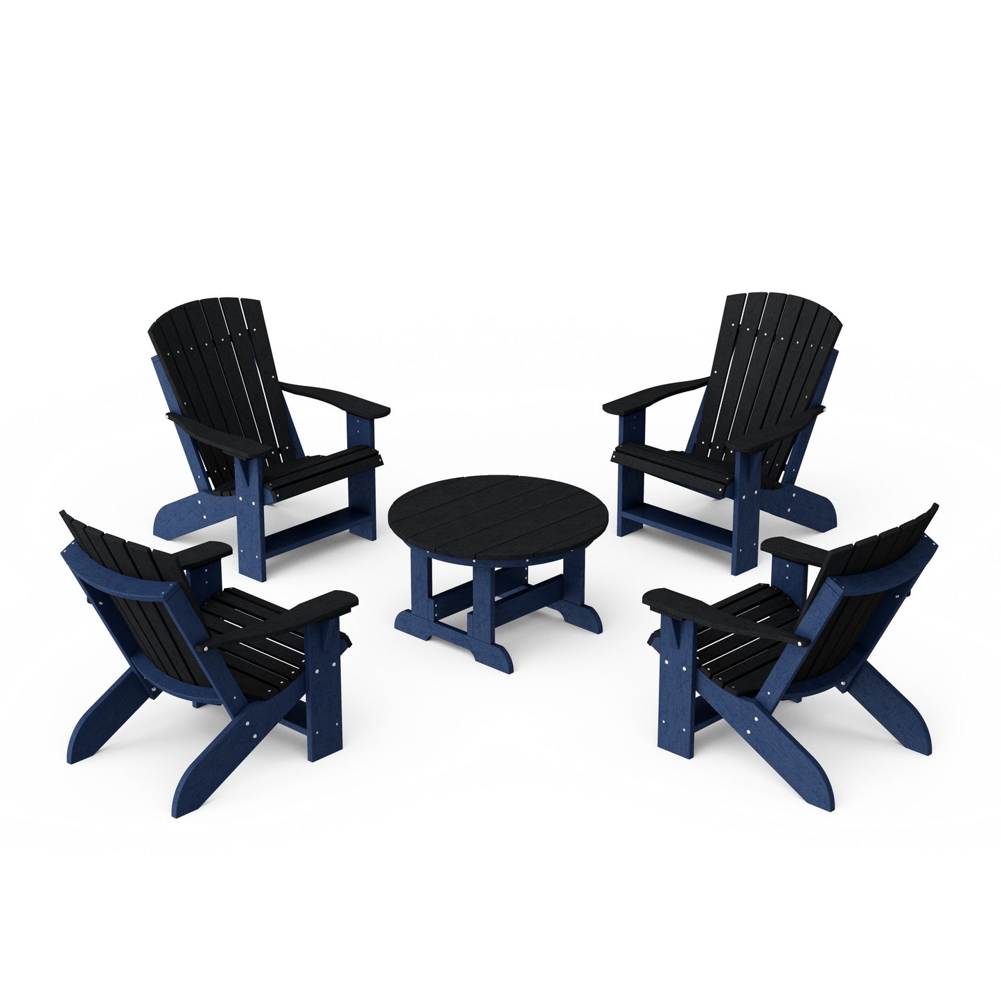 Heritage 5-Piece Adirondack Chair Conversation Set