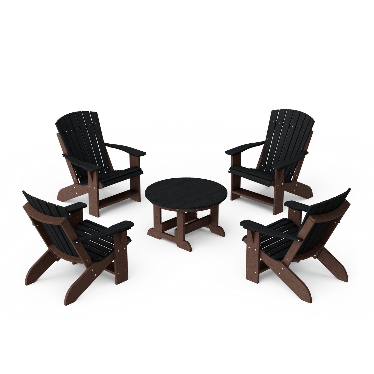 Heritage 5-Piece Adirondack Chair Conversation Set