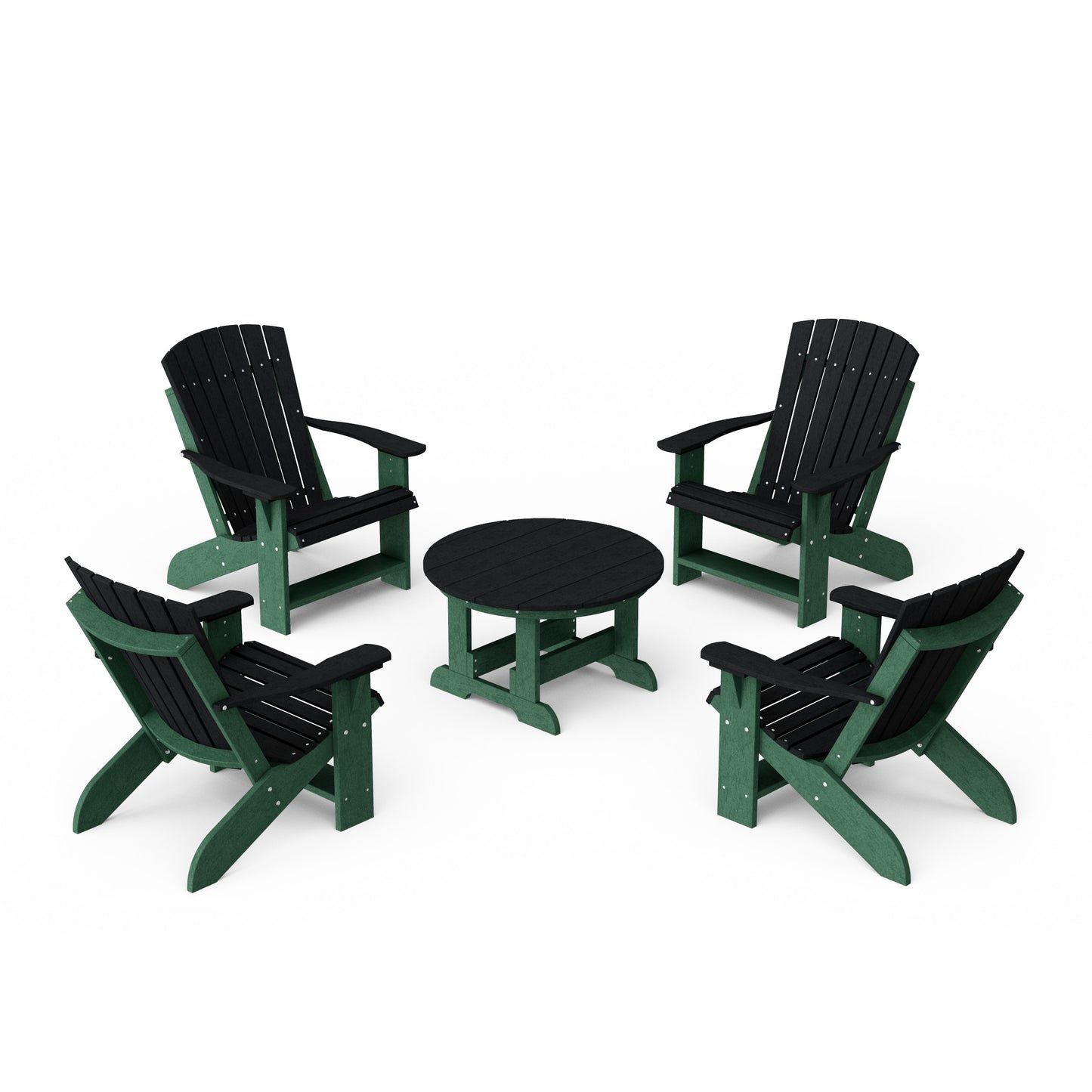 Heritage 5-Piece Adirondack Chair Conversation Set