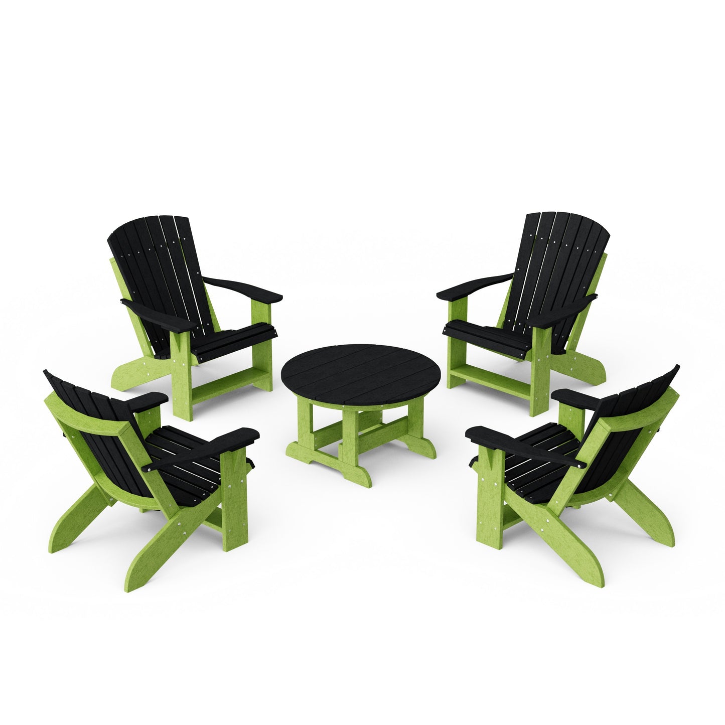 Heritage 5-Piece Adirondack Chair Conversation Set