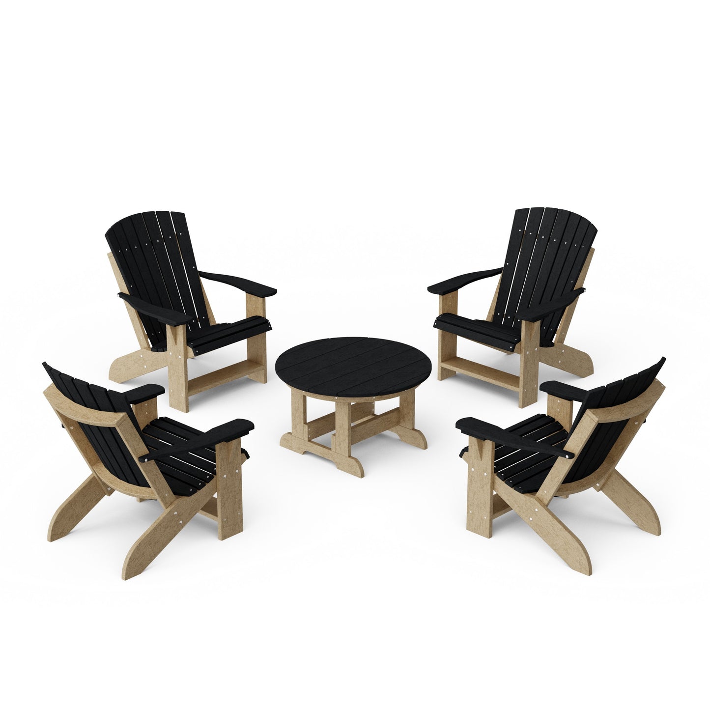 Heritage 5-Piece Adirondack Chair Conversation Set