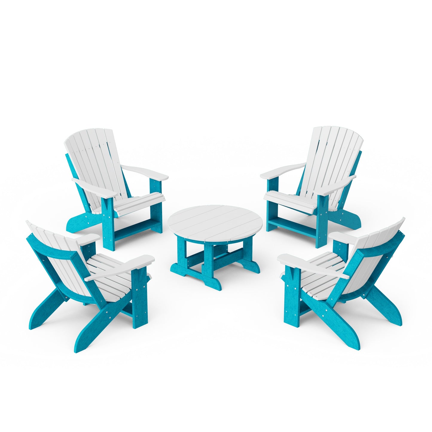 Heritage 5-Piece Adirondack Chair Conversation Set