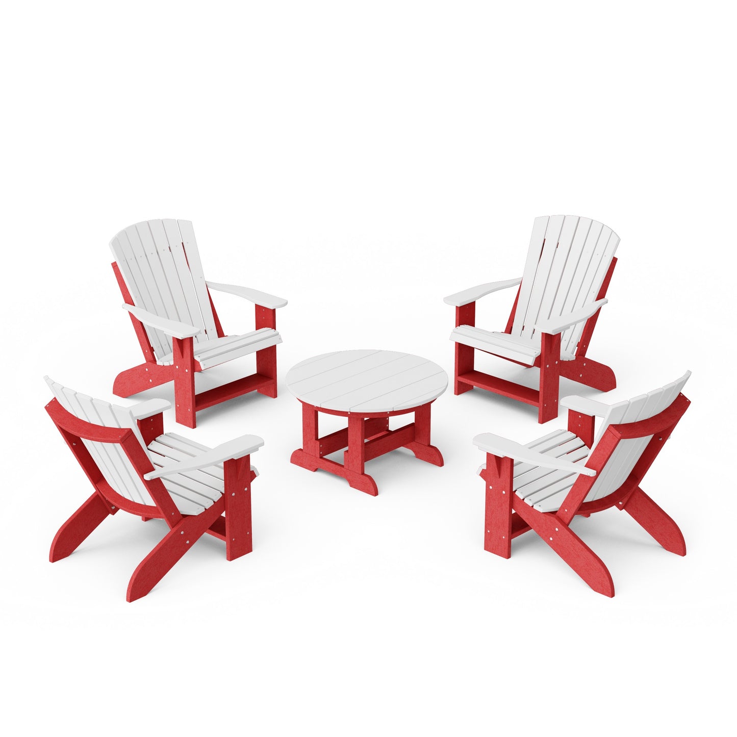 Heritage 5-Piece Adirondack Chair Conversation Set