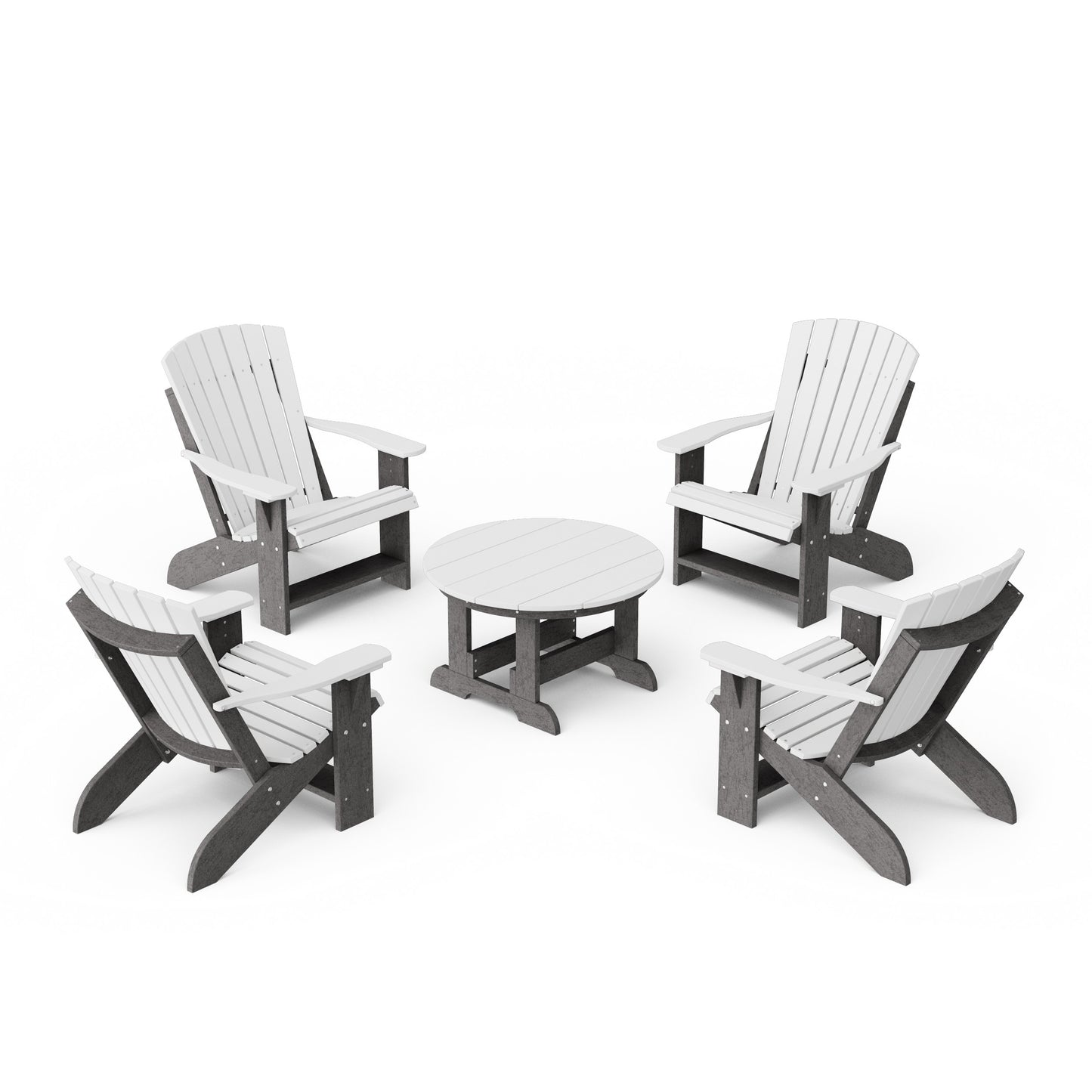 Heritage 5-Piece Adirondack Chair Conversation Set