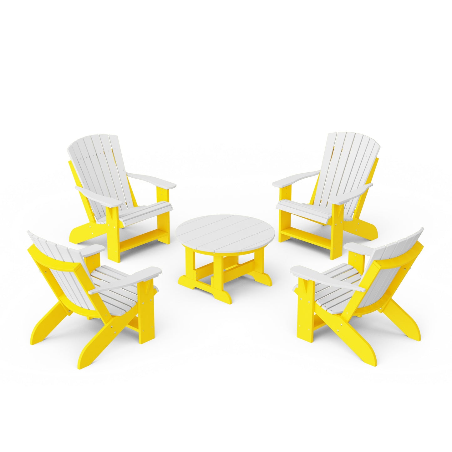 Heritage 5-Piece Adirondack Chair Conversation Set