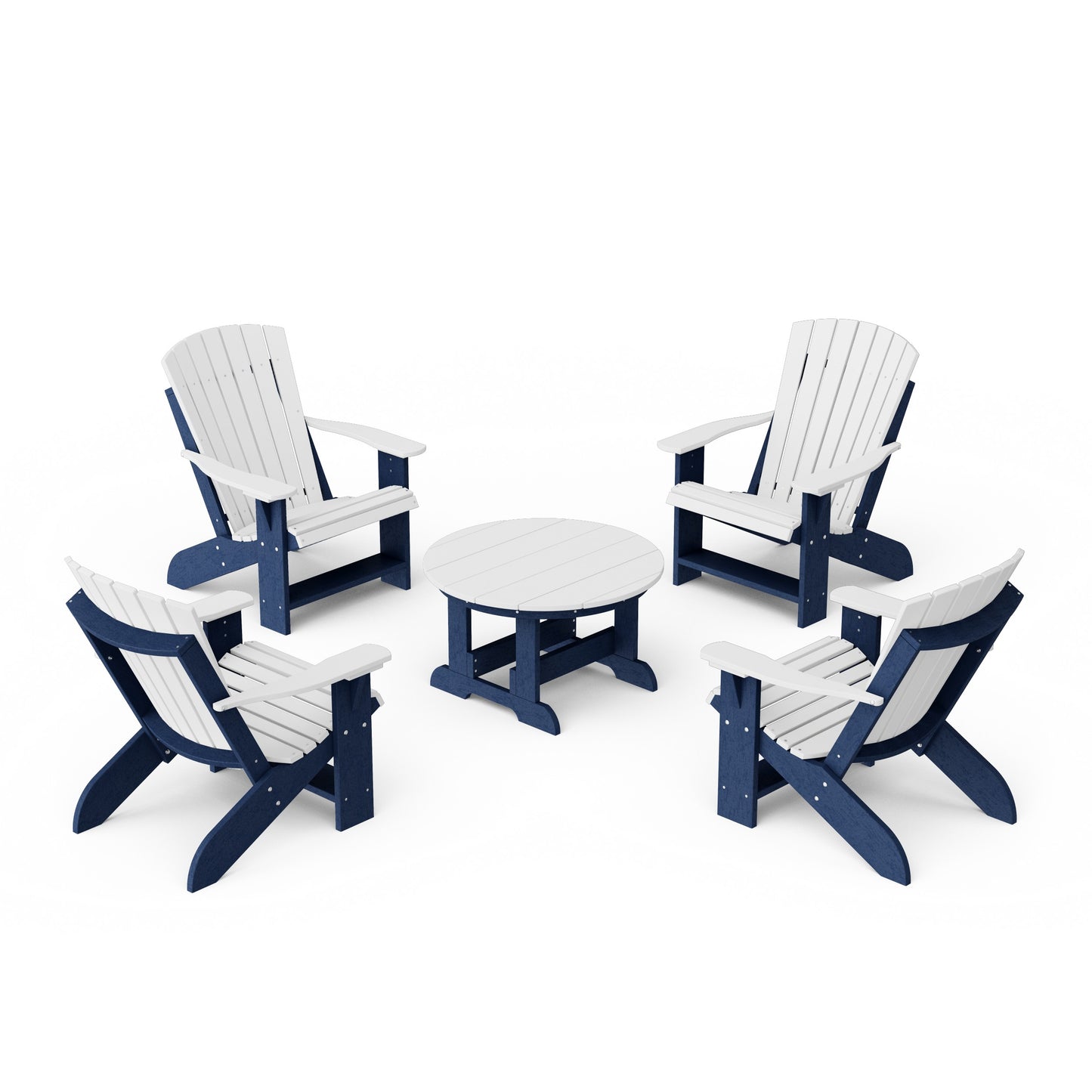 Heritage 5-Piece Adirondack Chair Conversation Set