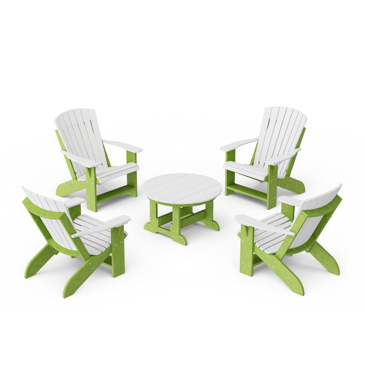 Heritage 5-Piece Adirondack Chair Conversation Set