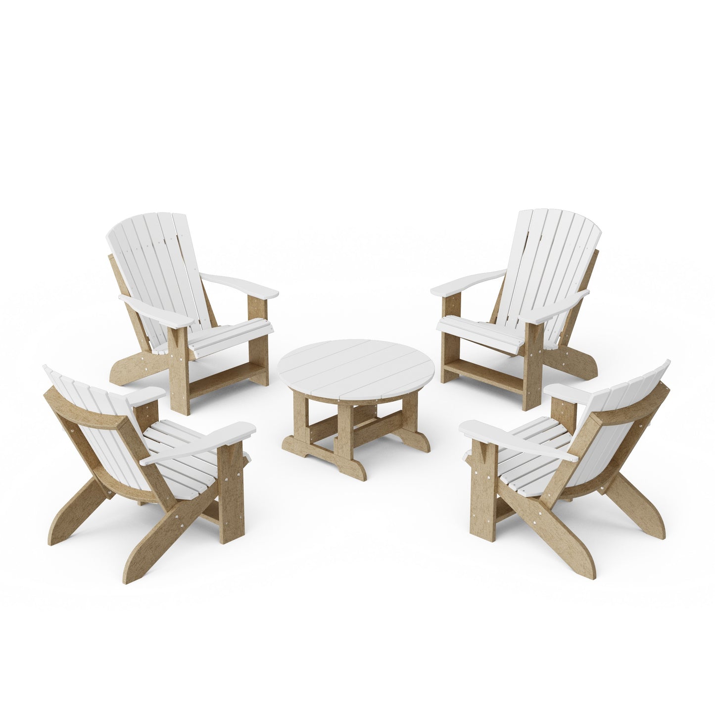 Heritage 5-Piece Adirondack Chair Conversation Set