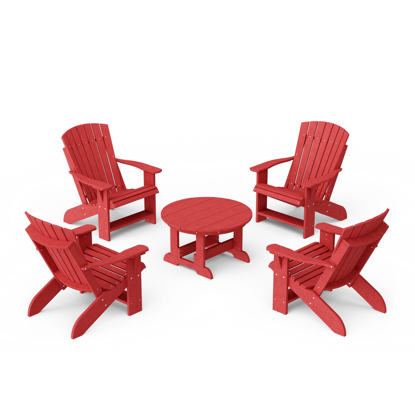 Heritage 5-Piece Adirondack Chair Conversation Set