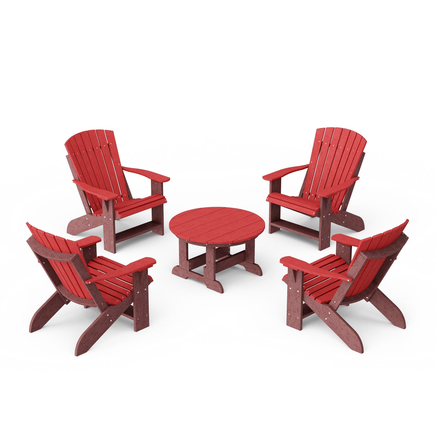 Heritage 5-Piece Adirondack Chair Conversation Set