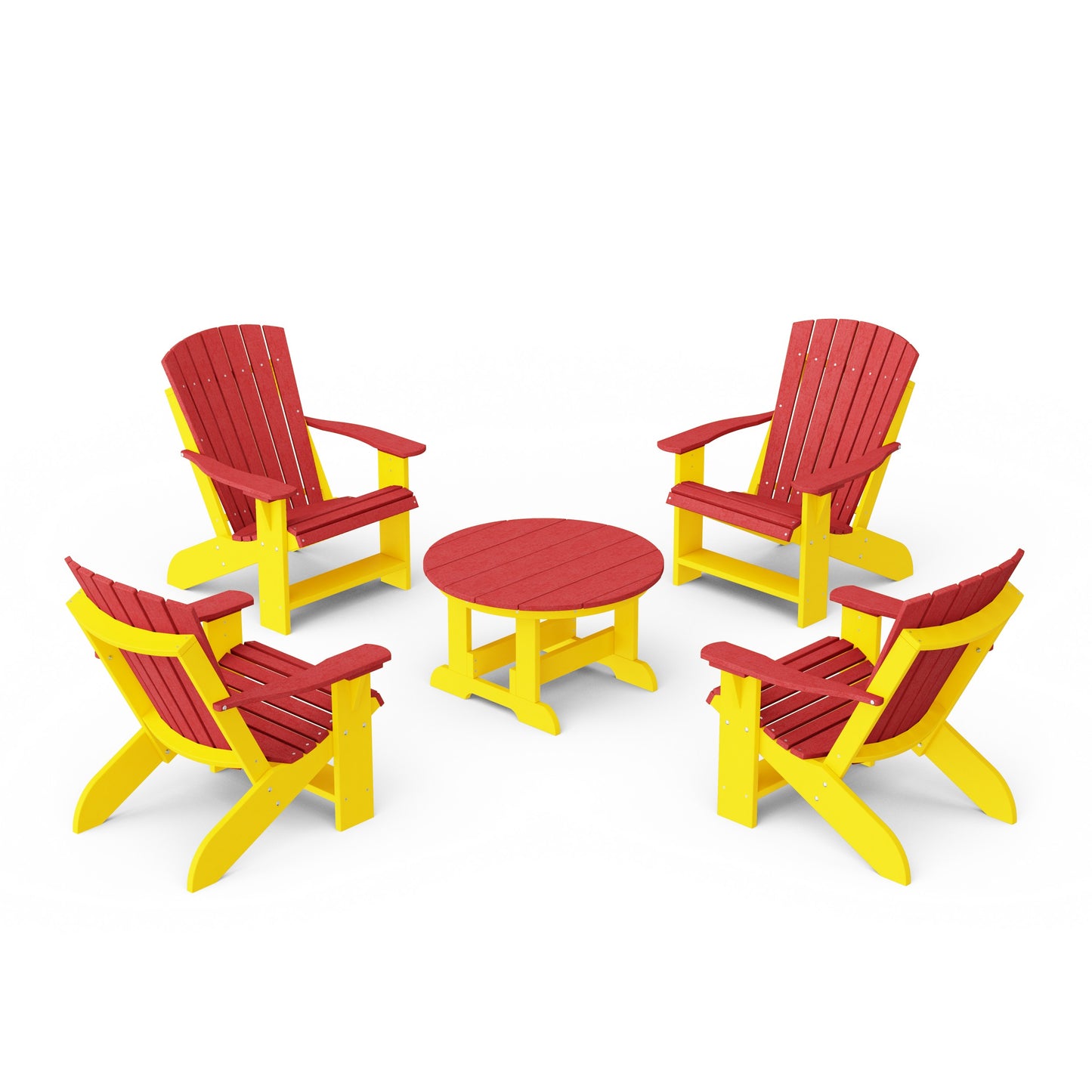 Heritage 5-Piece Adirondack Chair Conversation Set