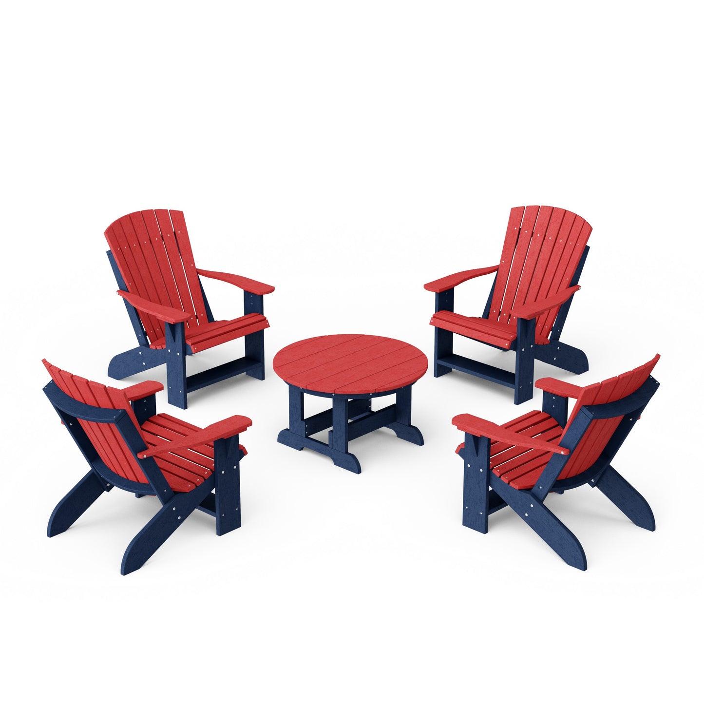 Heritage 5-Piece Adirondack Chair Conversation Set