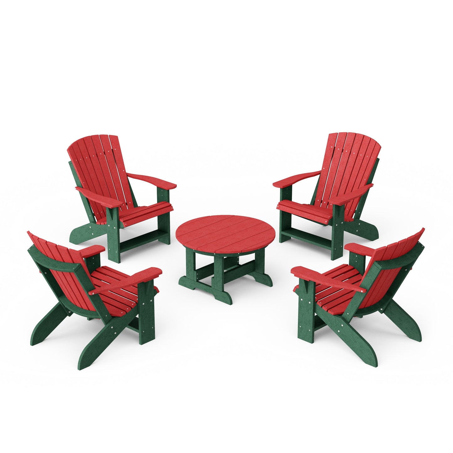 Heritage 5-Piece Adirondack Chair Conversation Set