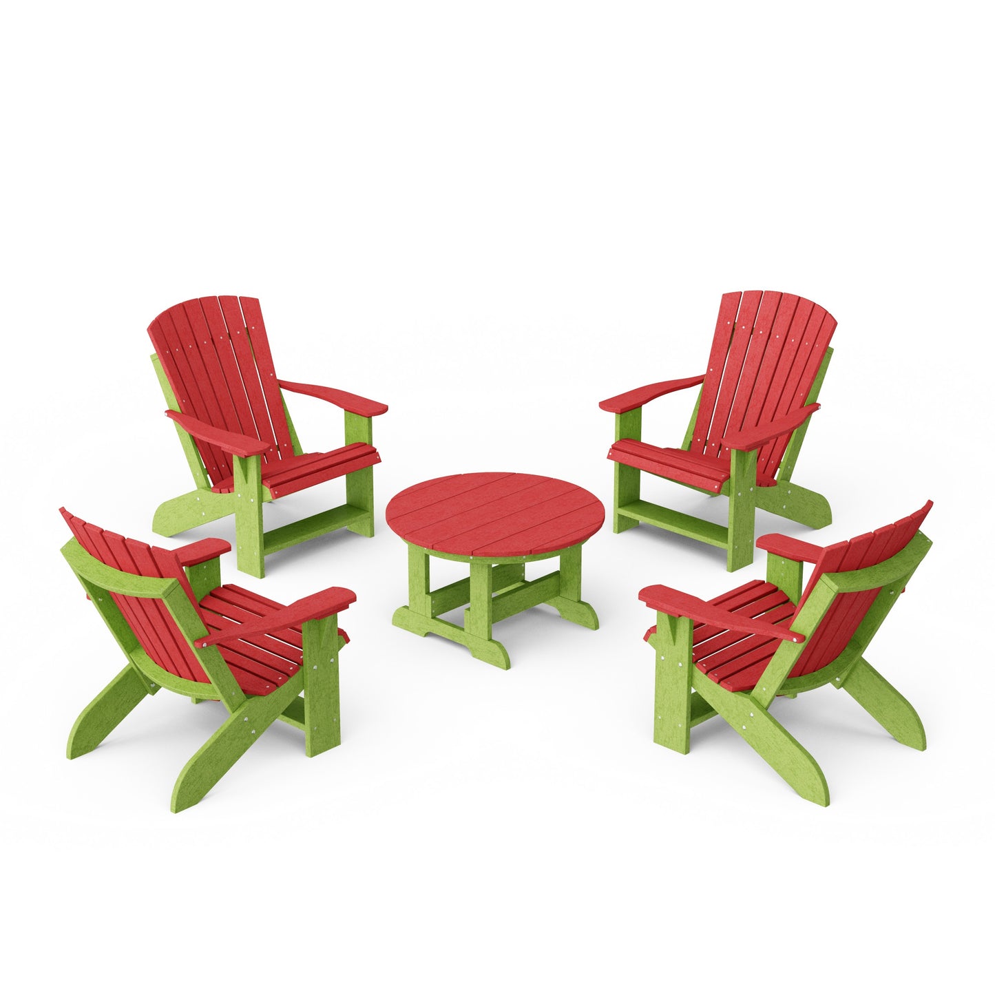 Heritage 5-Piece Adirondack Chair Conversation Set