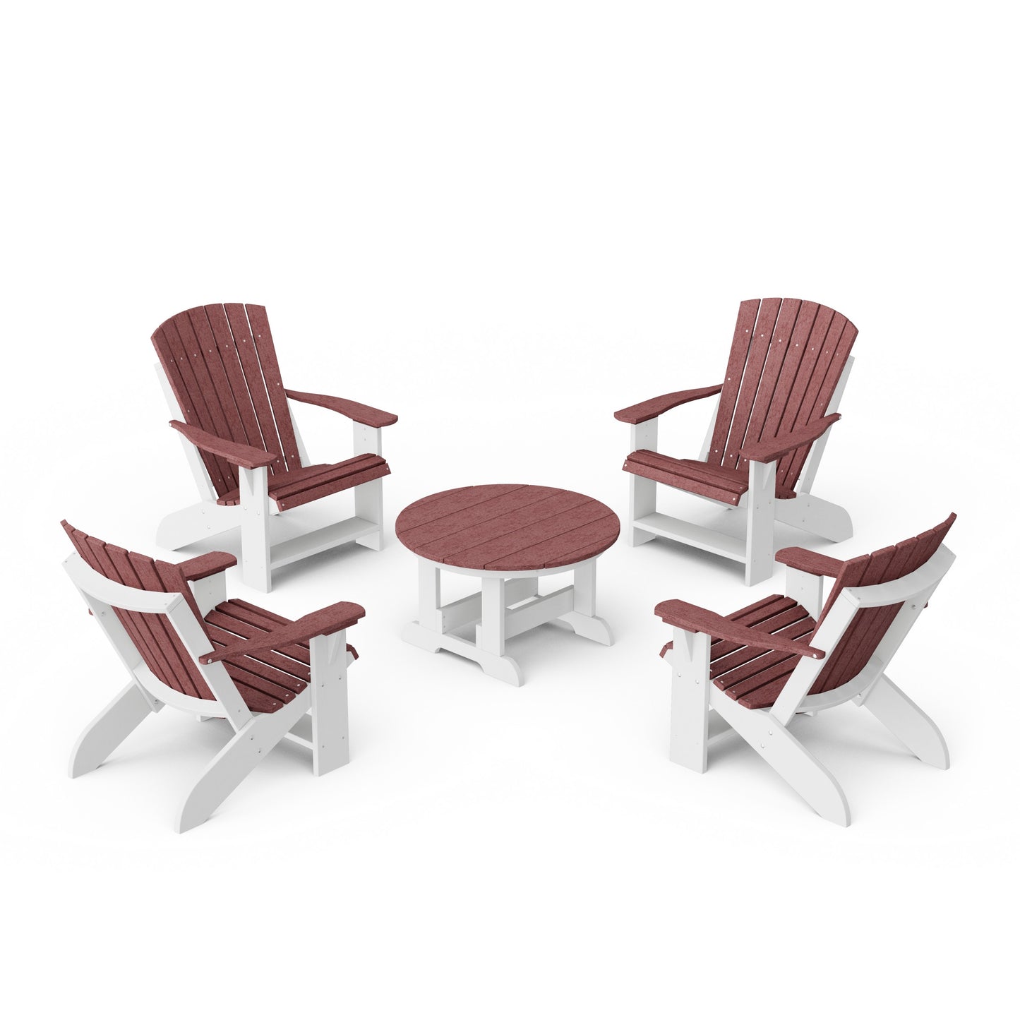 Heritage 5-Piece Adirondack Chair Conversation Set