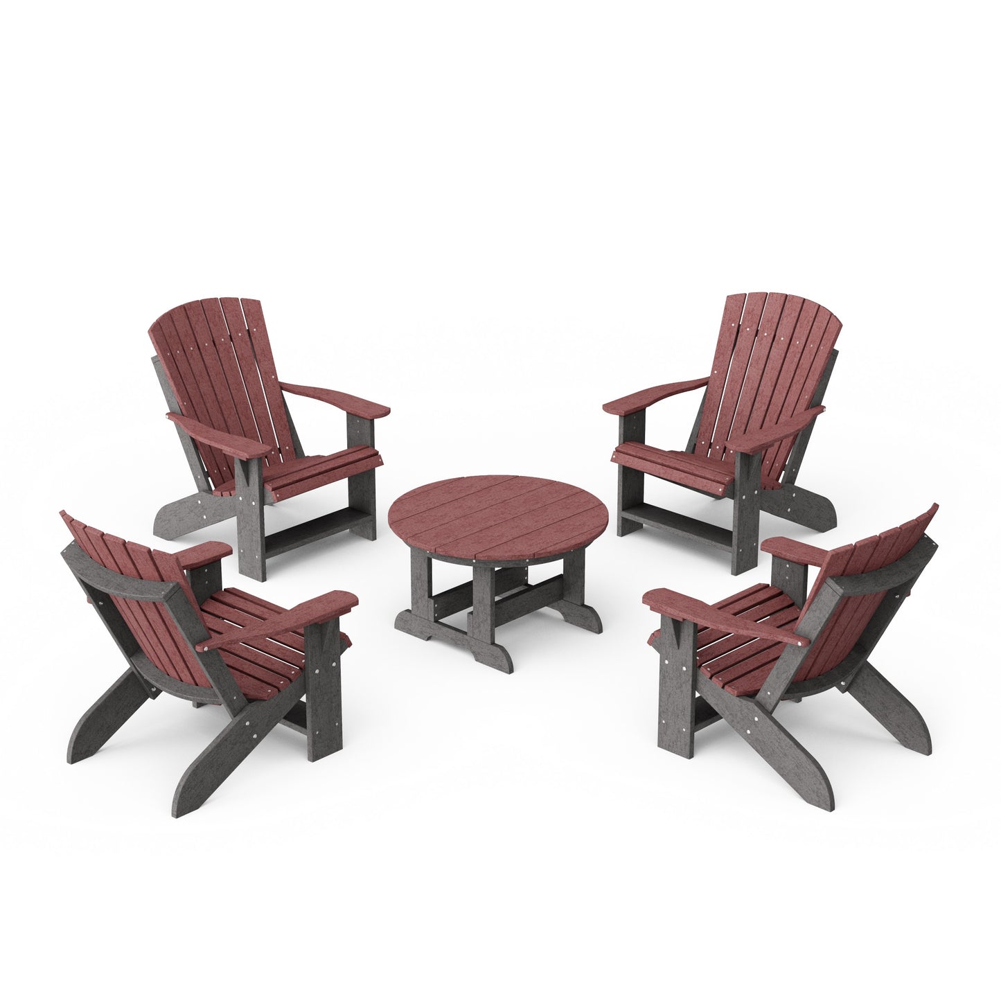 Heritage 5-Piece Adirondack Chair Conversation Set
