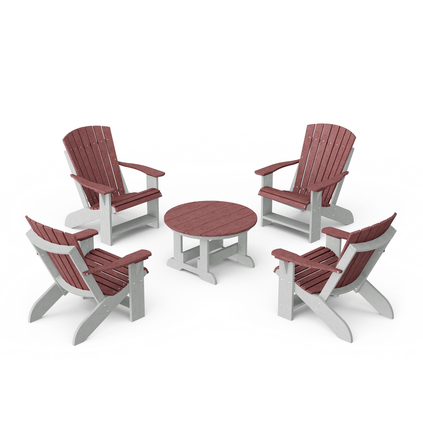 Heritage 5-Piece Adirondack Chair Conversation Set