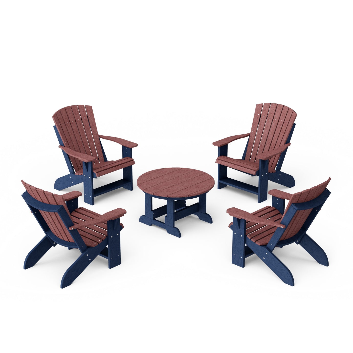 Heritage 5-Piece Adirondack Chair Conversation Set