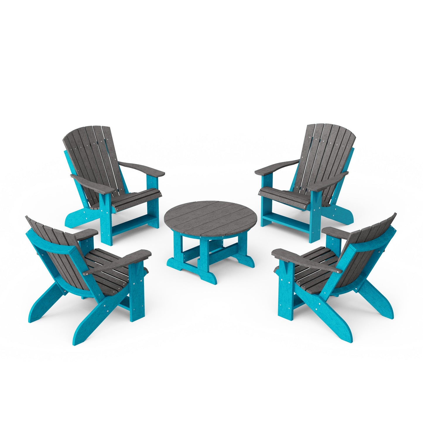 Heritage 5-Piece Adirondack Chair Conversation Set