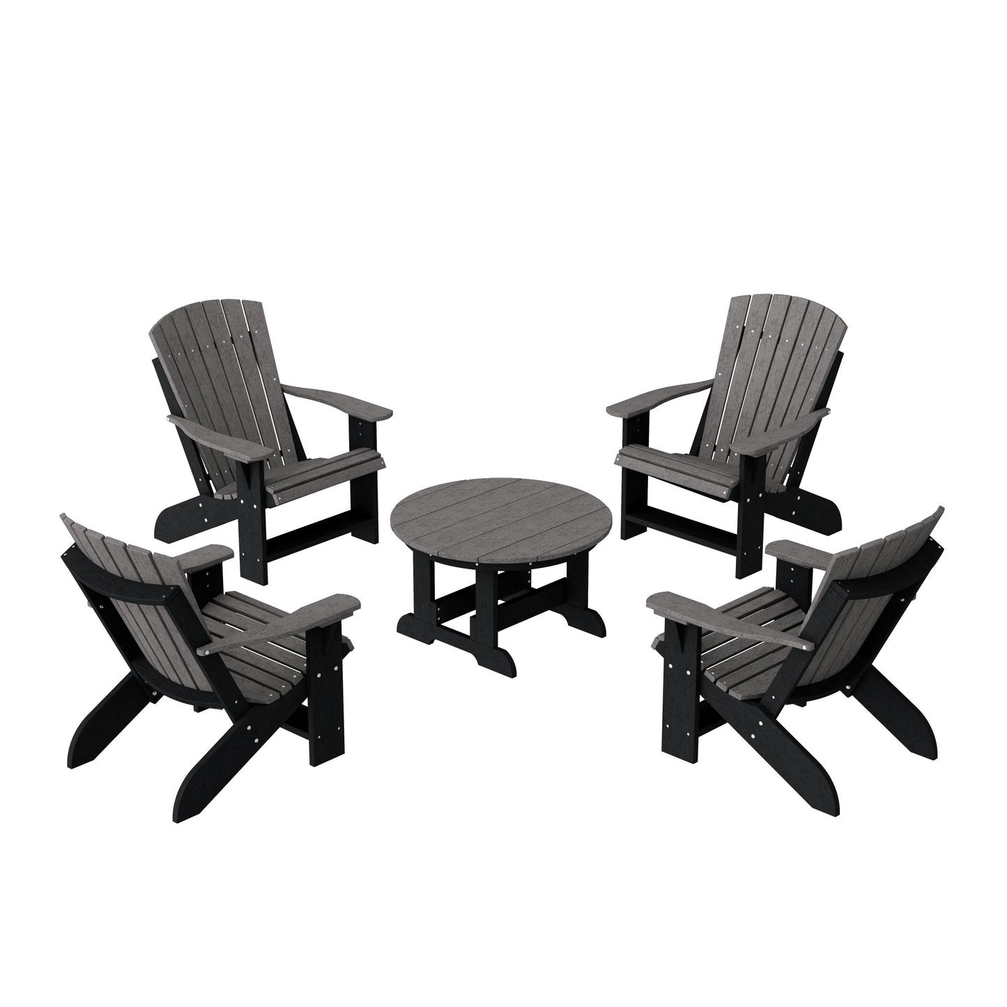 Heritage 5-Piece Adirondack Chair Conversation Set
