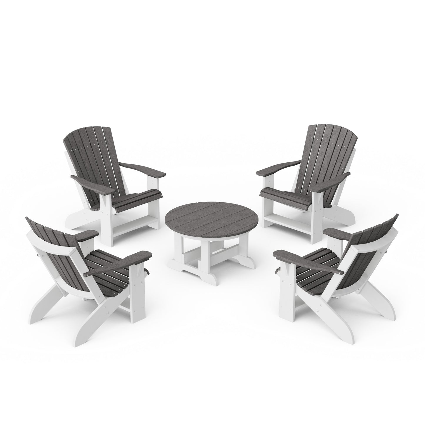 Heritage 5-Piece Adirondack Chair Conversation Set