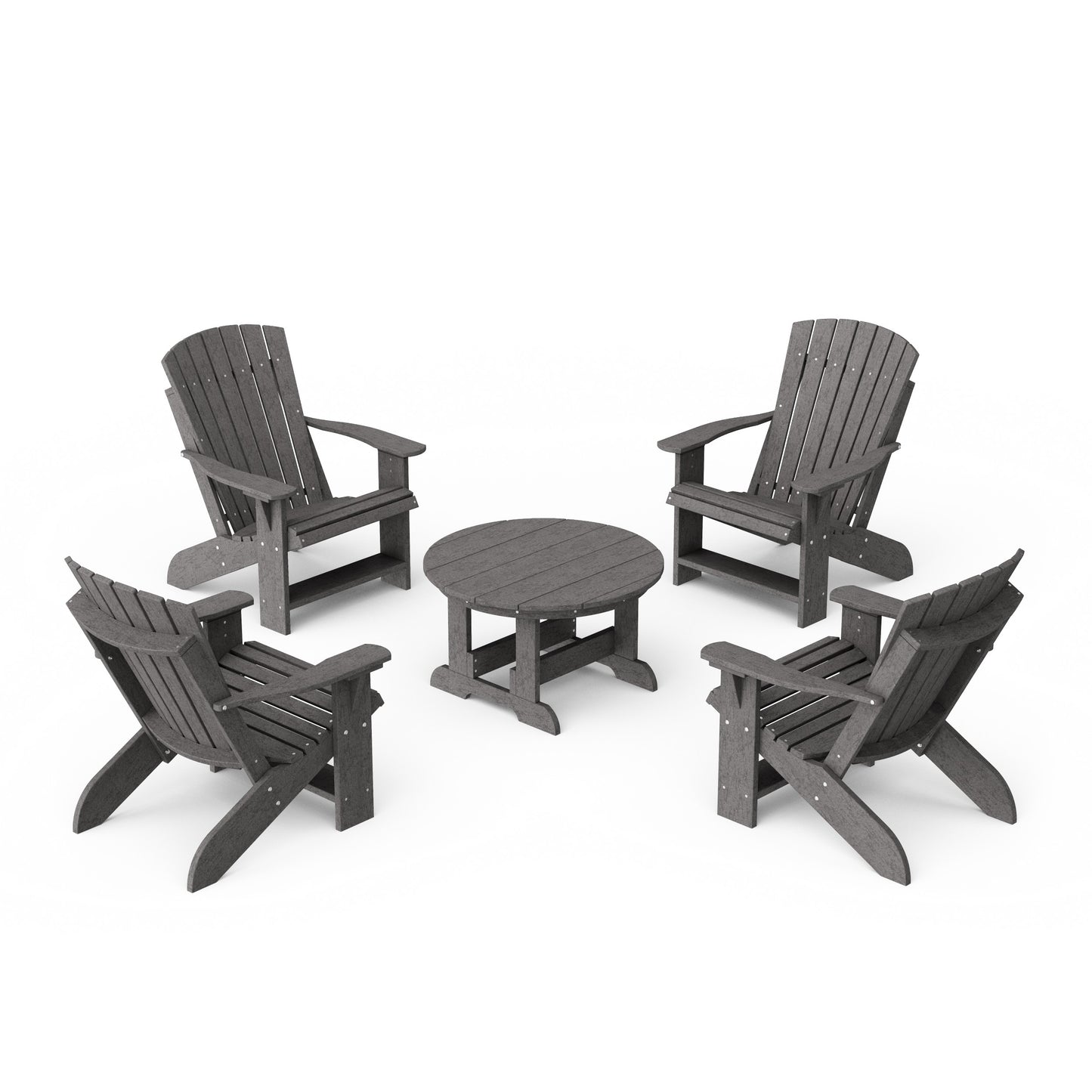 Heritage 5-Piece Adirondack Chair Conversation Set