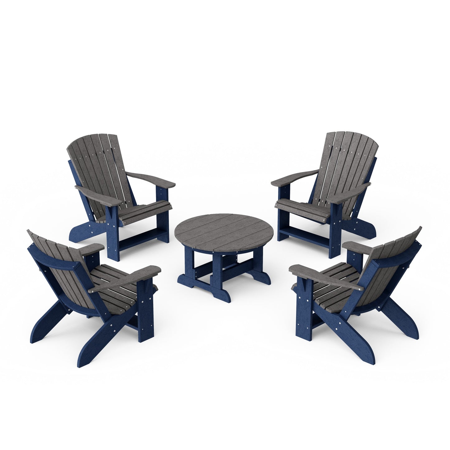 Heritage 5-Piece Adirondack Chair Conversation Set