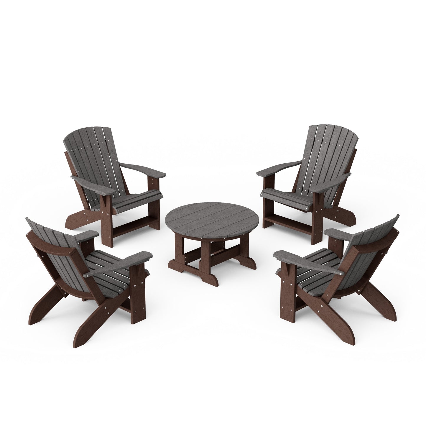 Heritage 5-Piece Adirondack Chair Conversation Set