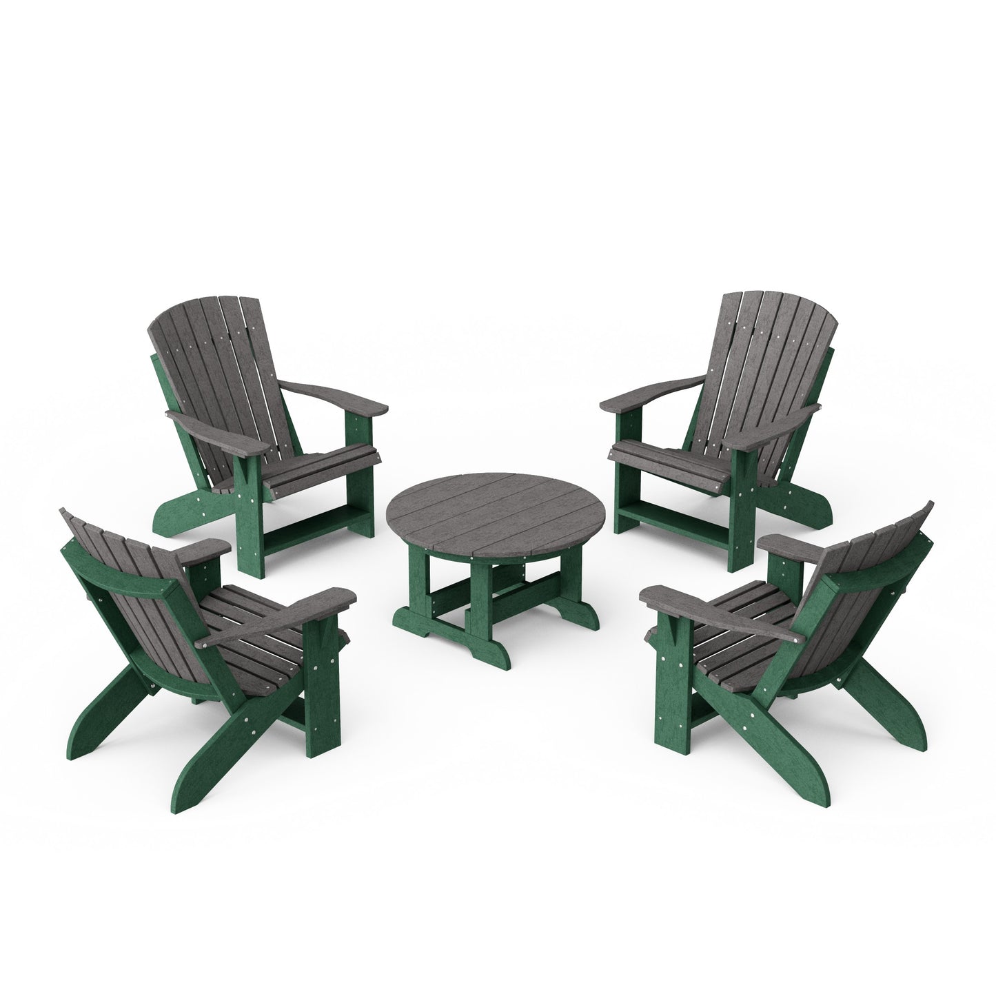 Heritage 5-Piece Adirondack Chair Conversation Set