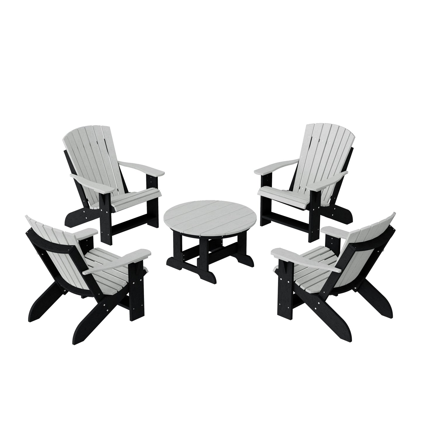 Heritage 5-Piece Adirondack Chair Conversation Set