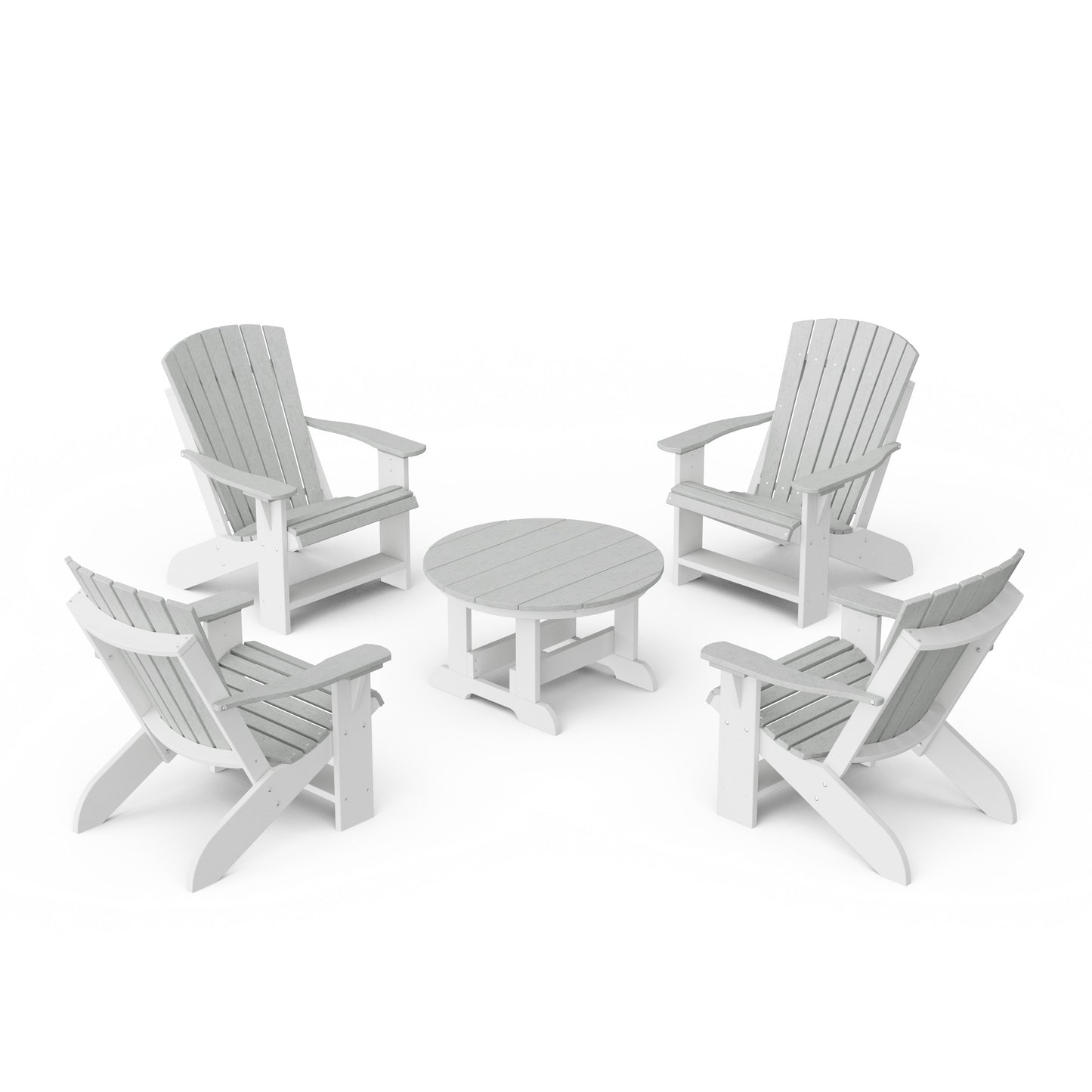 Heritage 5-Piece Adirondack Chair Conversation Set