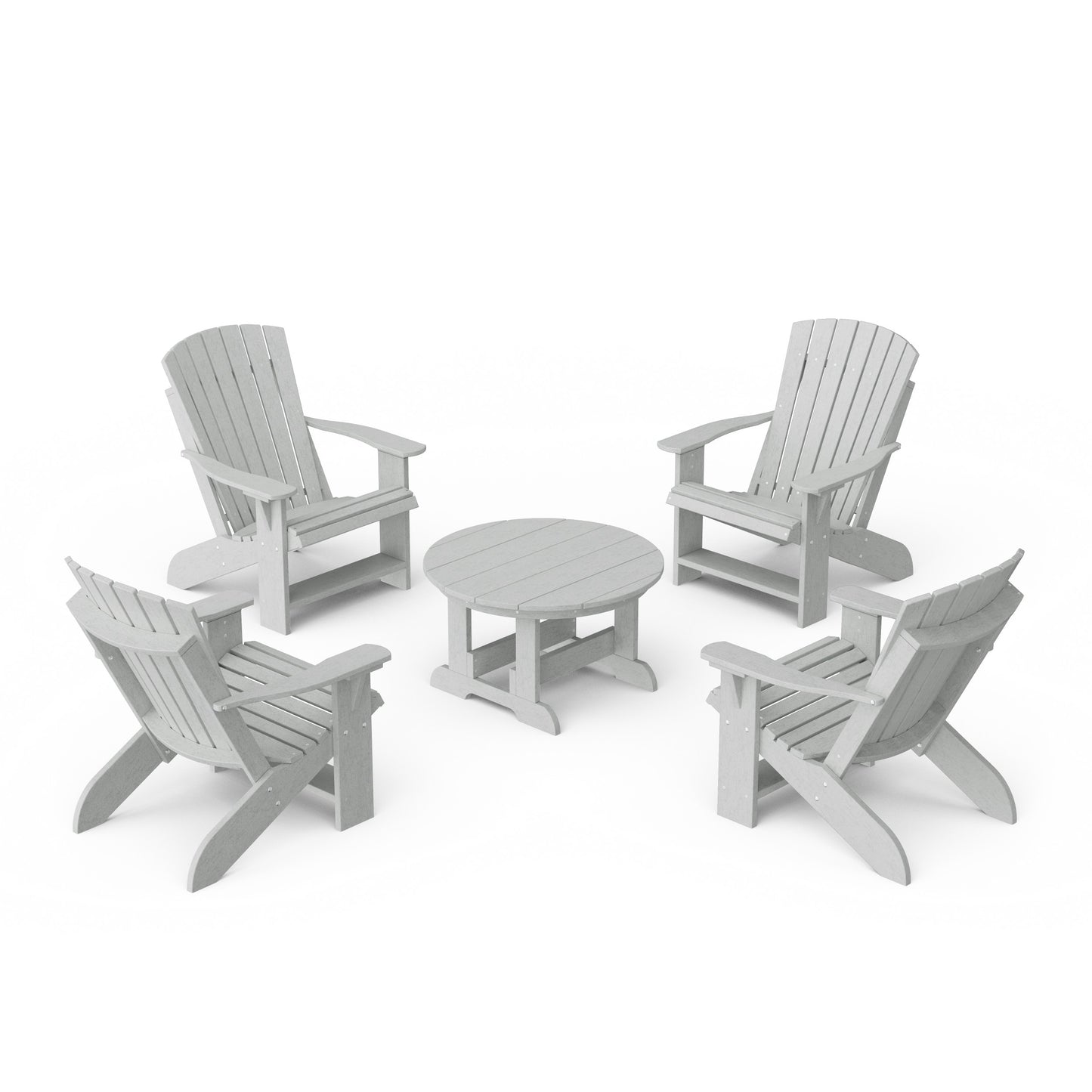 Heritage 5-Piece Adirondack Chair Conversation Set