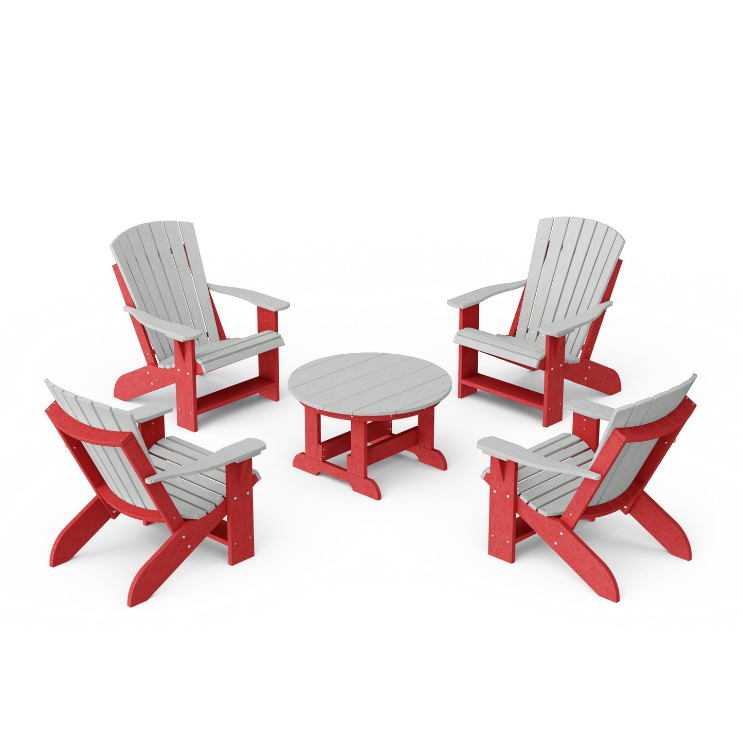 Heritage 5-Piece Adirondack Chair Conversation Set