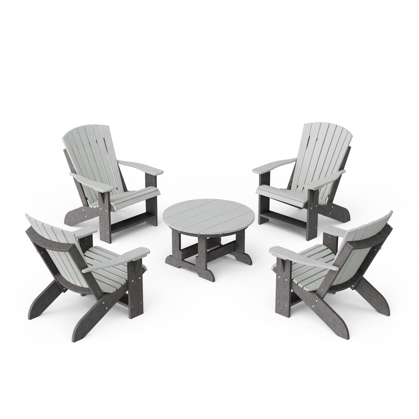 Heritage 5-Piece Adirondack Chair Conversation Set