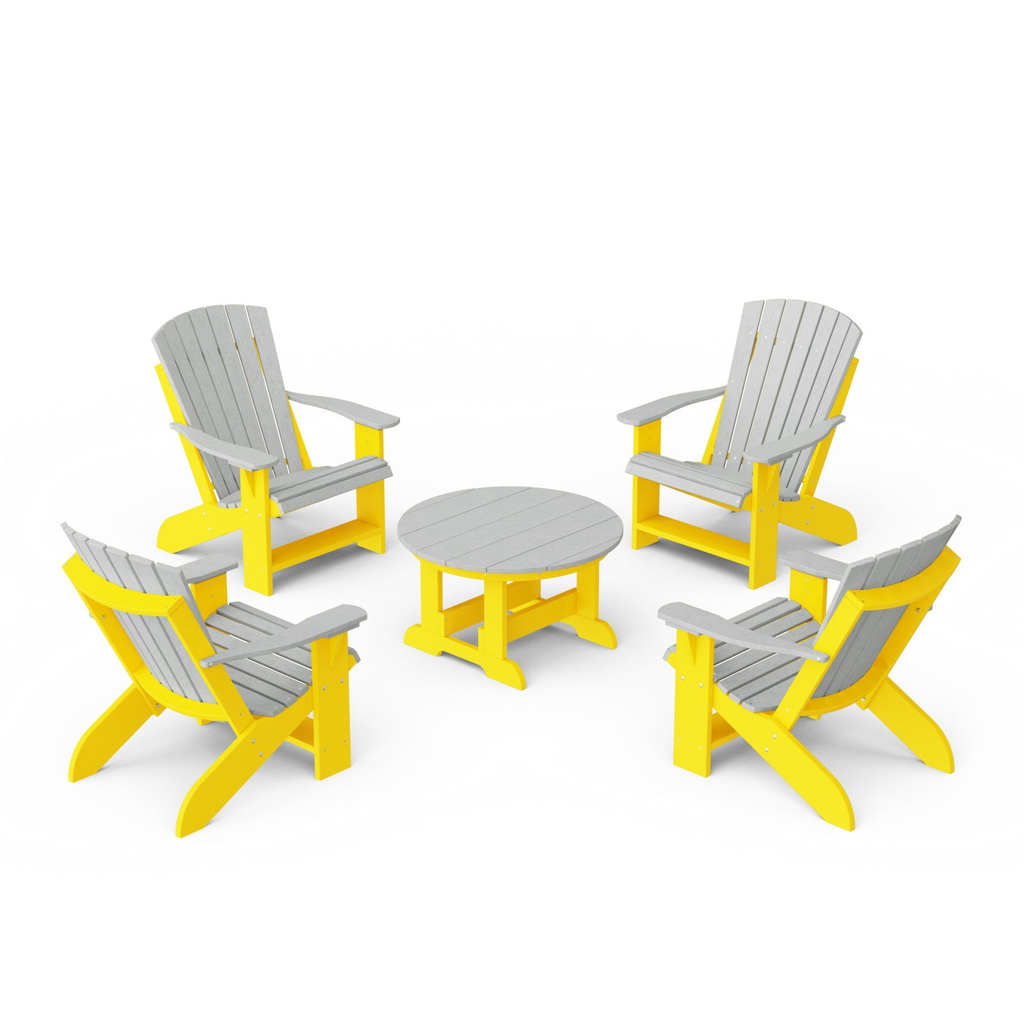 Heritage 5-Piece Adirondack Chair Conversation Set
