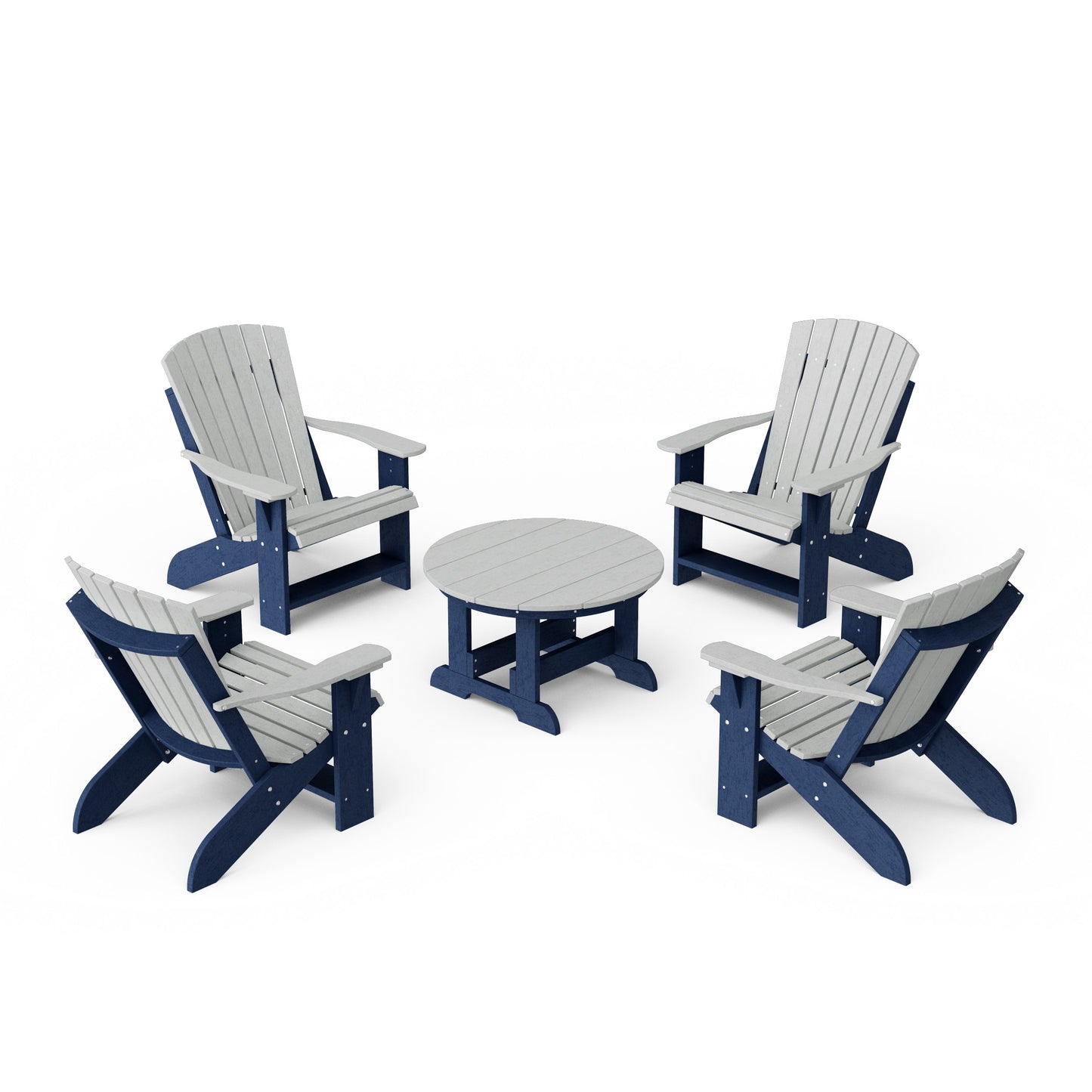 Heritage 5-Piece Adirondack Chair Conversation Set
