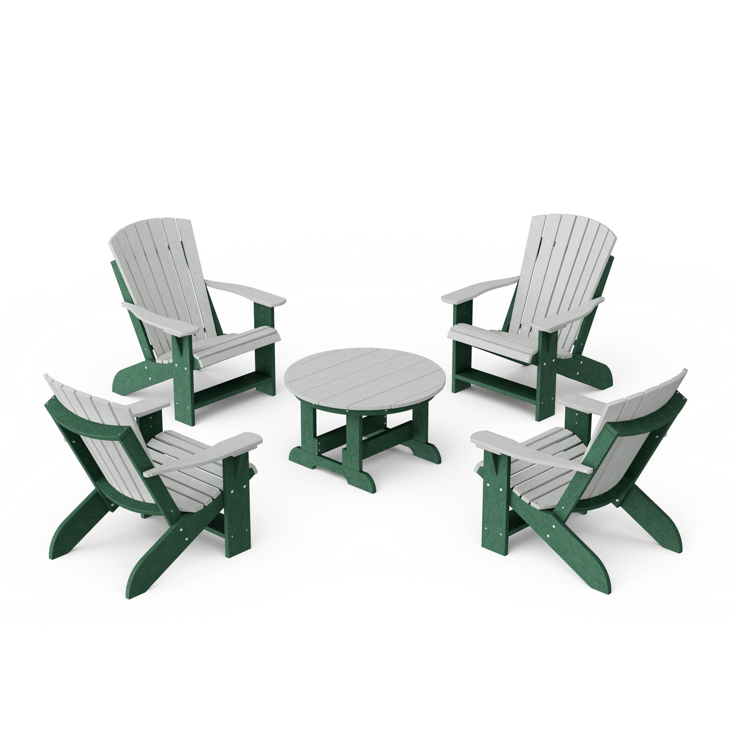 Heritage 5-Piece Adirondack Chair Conversation Set