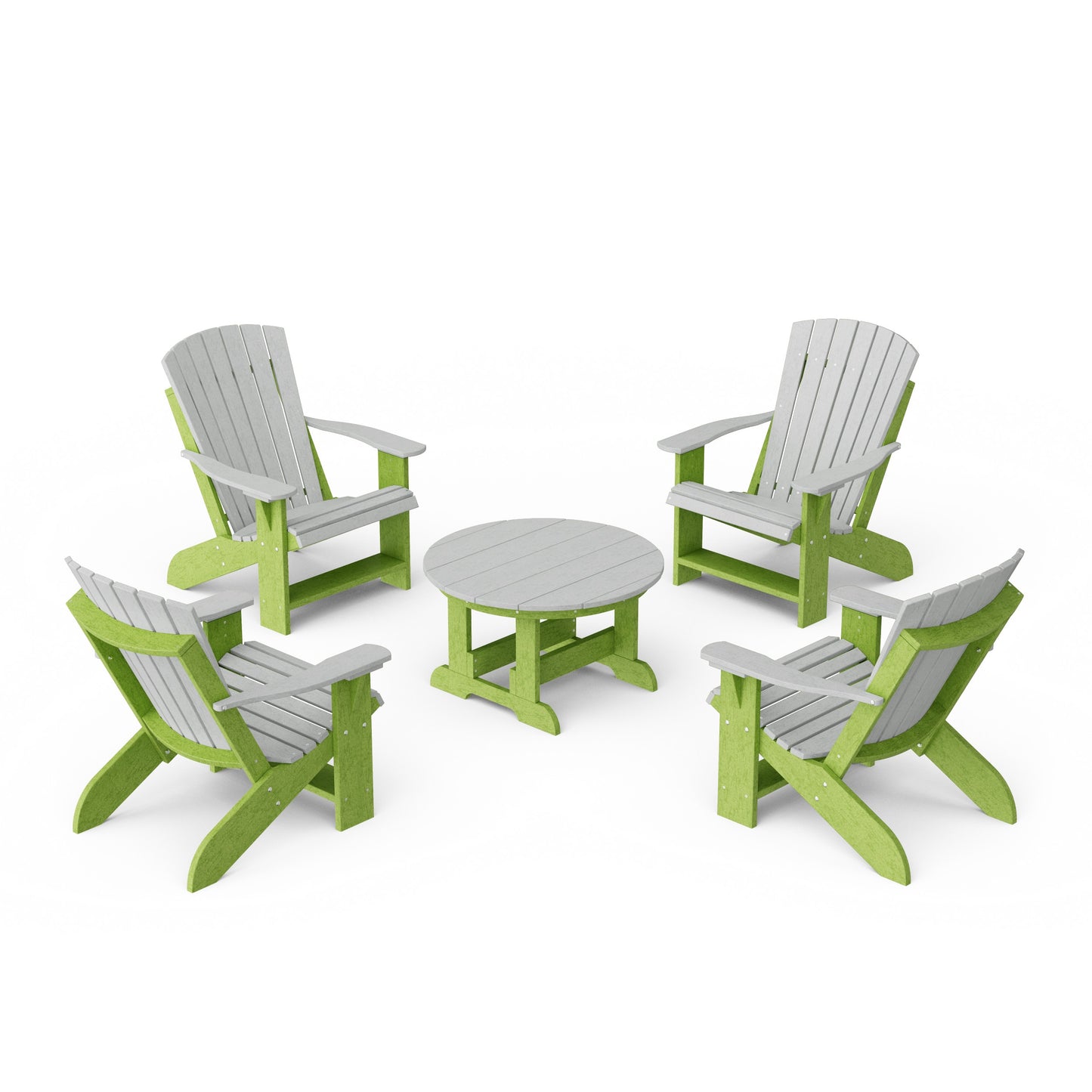 Heritage 5-Piece Adirondack Chair Conversation Set