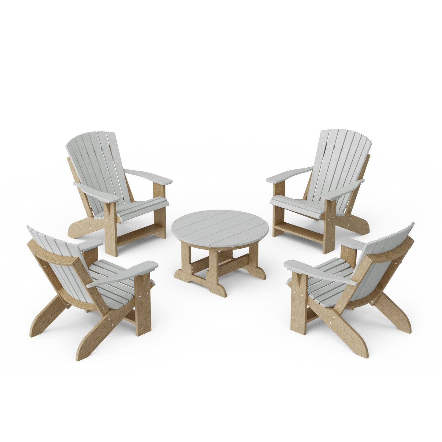Heritage 5-Piece Adirondack Chair Conversation Set